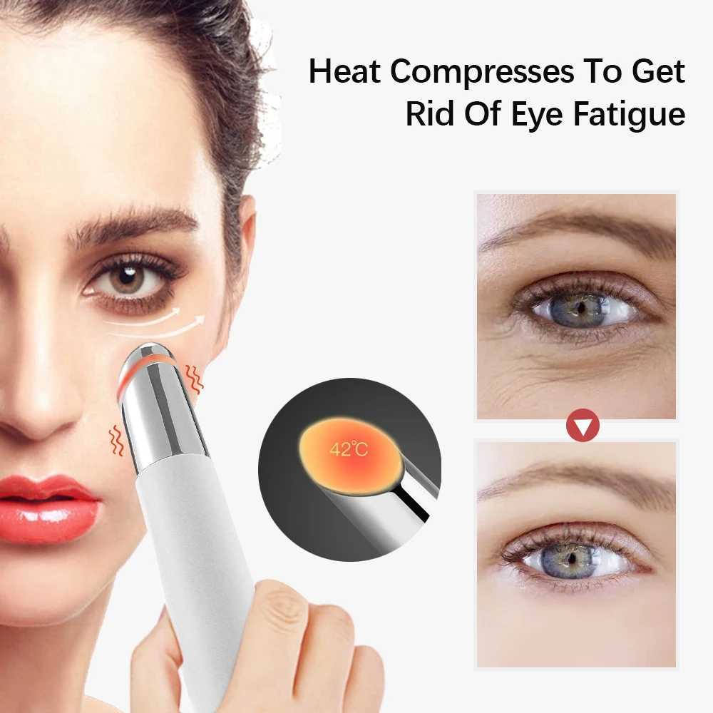 5 In 1 Eye Beauty Device Facial Massager LED Red-Li Therapy Wand for Relaxing Eye Dark Circles Eye Bags Puffiness Skincare ToolXJ250607