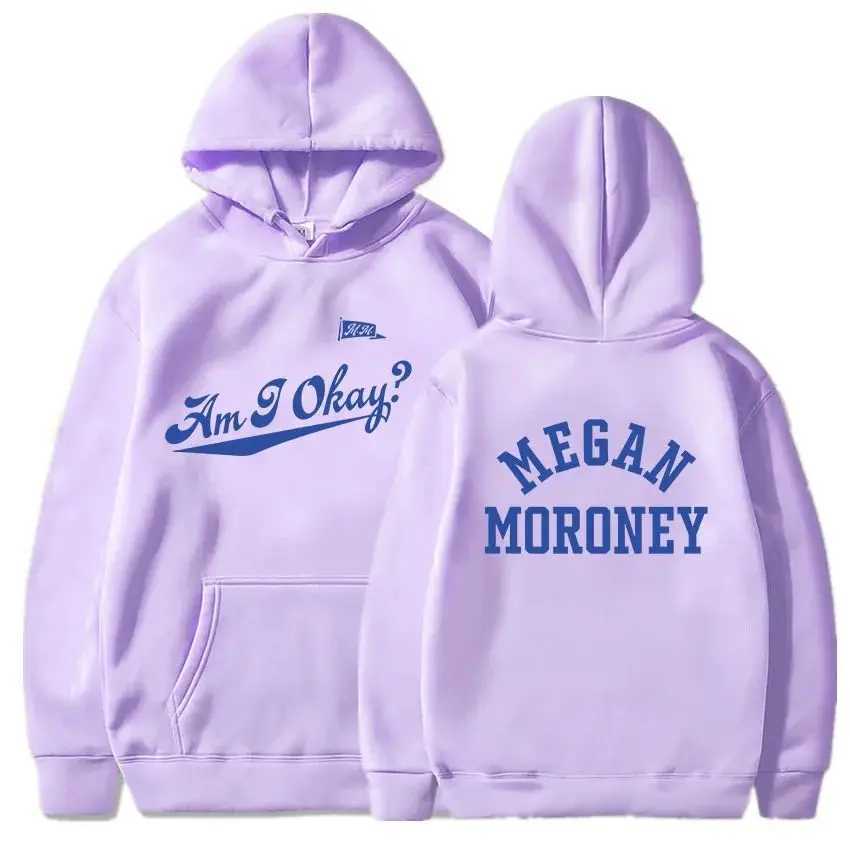 Megan Moroney Am I Okay Hoodie Womens/Mens Harajuku Aesthetic Letter Printing Hoodies Unisex Autumn/Winter Pullover Sweatshirt Hoody X241216