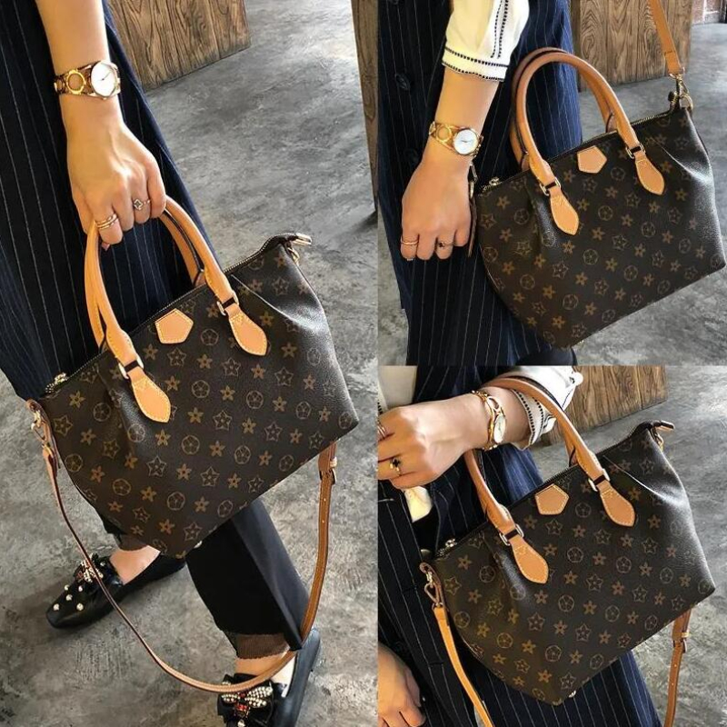 Luxury Designer Bags Women Shoulder Bag Hobos Purse Brown Old Flower The Tote Bag Letter Genuine Leather Bags Crossbody Handbag Lady Purse Clutch Female backpack