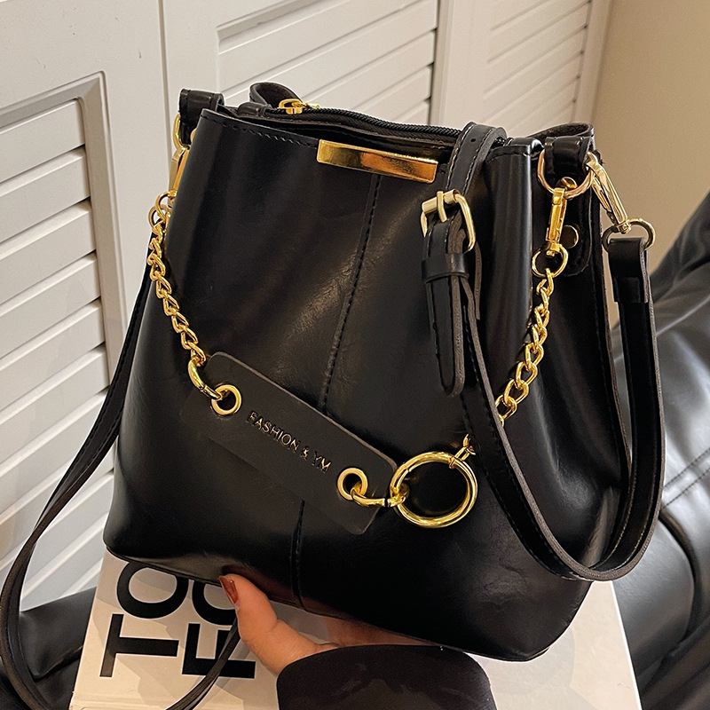 Women's Shoulder Crossbody Bag High-end Design Sense Niche Retro Versatile Triple Black Brown Khaki Coffee Commute Free shipping