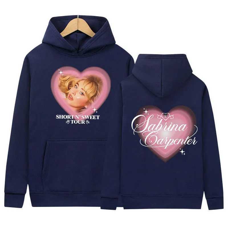Sabrina Carpenter - ShortN Swt 2024 Tour Hoodie Mens Retro Harajuku Fashion Pullover Oversized Sweatshirt X241216