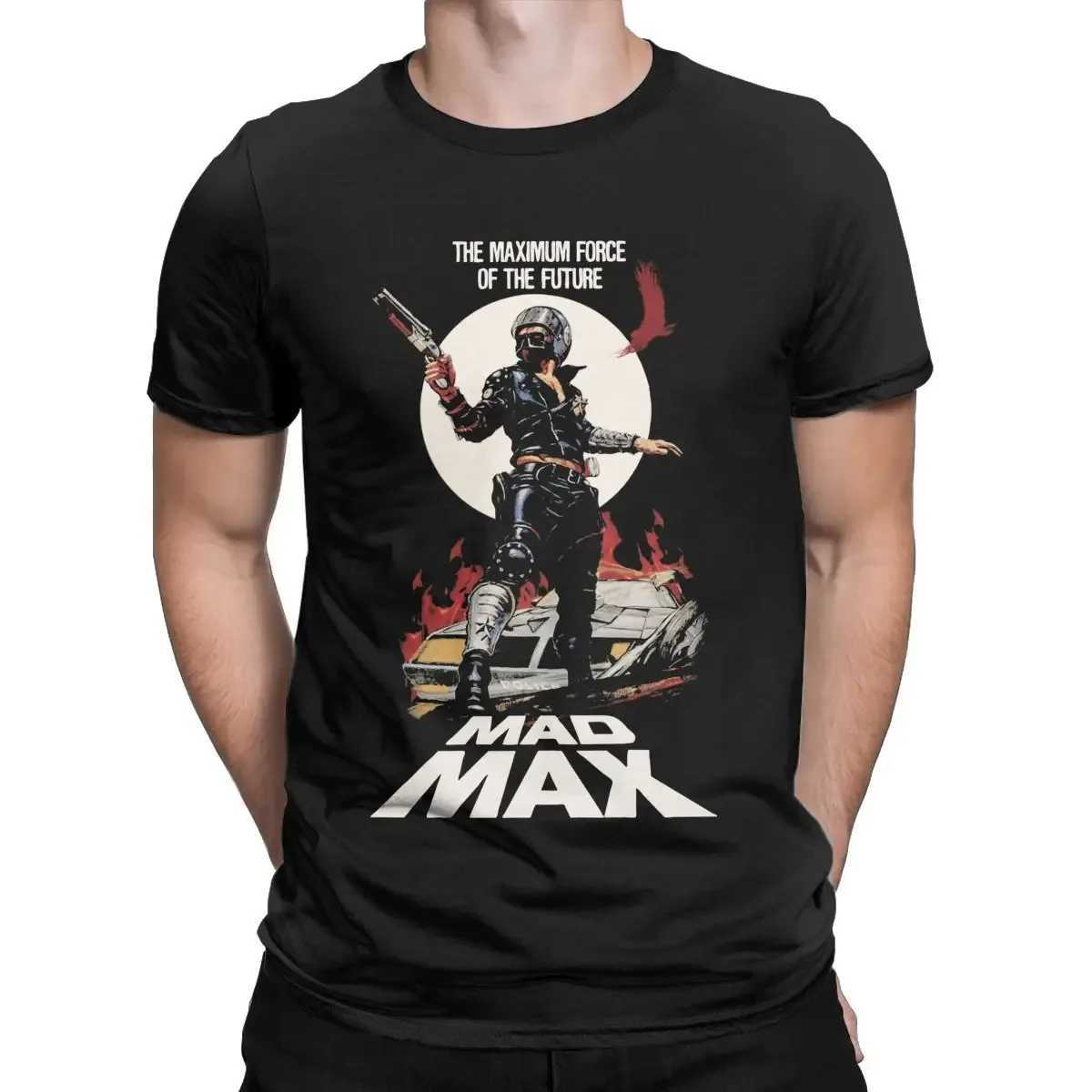 Mad Max Rockatansky George Miller T Shirts Mens Pure Cotton Vintage T-Shirt Crewneck Tee Shirt Short Sleeve Tops Printing W241216