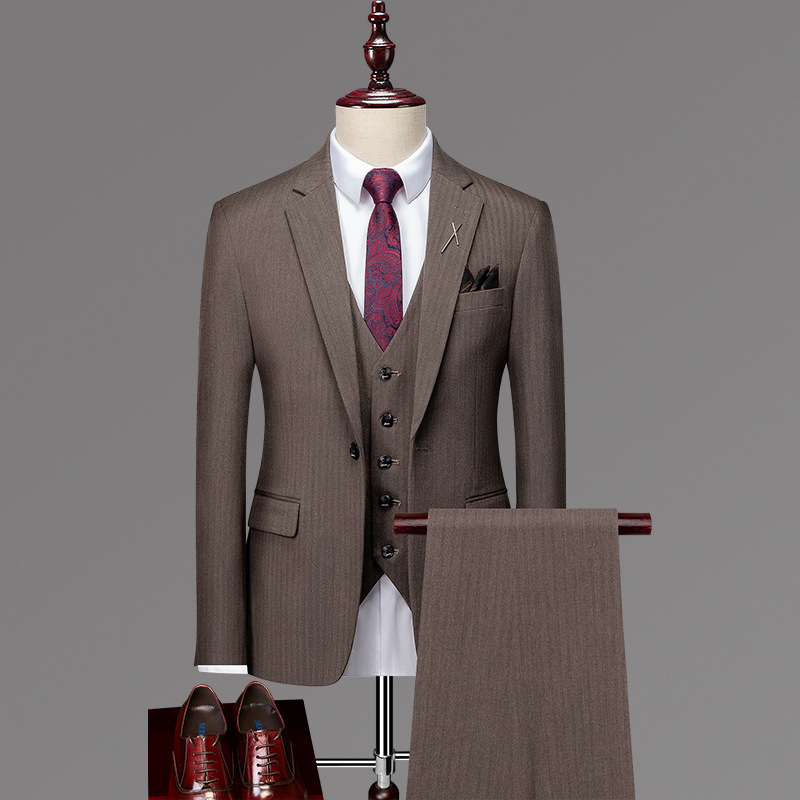 T12161Slim suit men's business suits for groomsmen and groomsmen