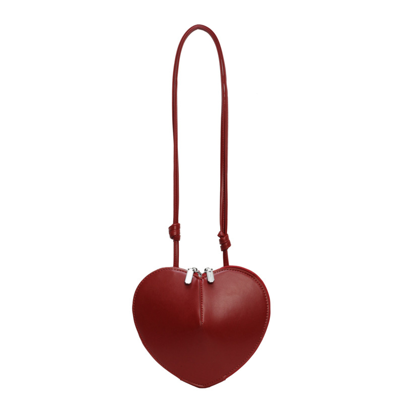 Women Shoulder Handbag High-end Niche Popular Peach Heart Bag Special Design Fashion Triple Black Beige Pink Red Gifts Free shipping cfd3 4b0