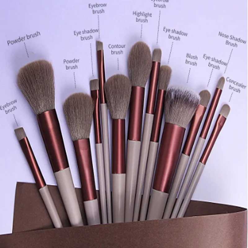 13 Pcs Makeup Brush… - image