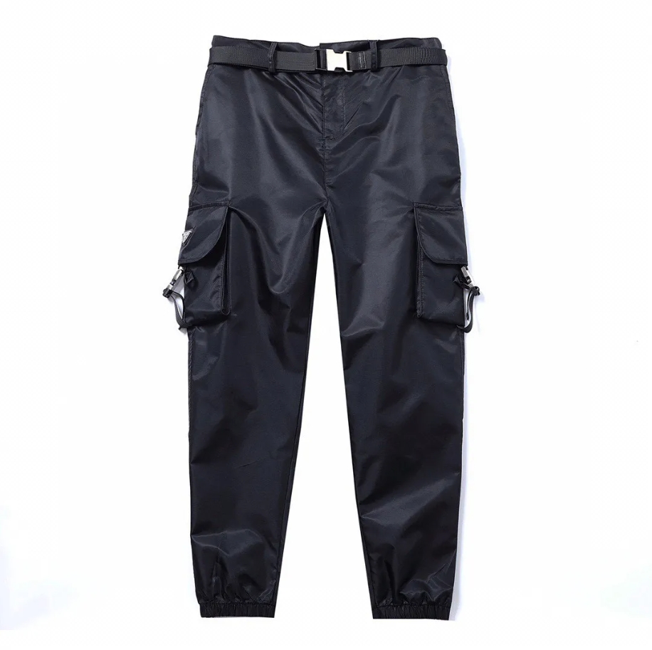 Men's Plus Size Pants Round neck embroidered and printed polar style summer wear with street pure cotton 4bq3