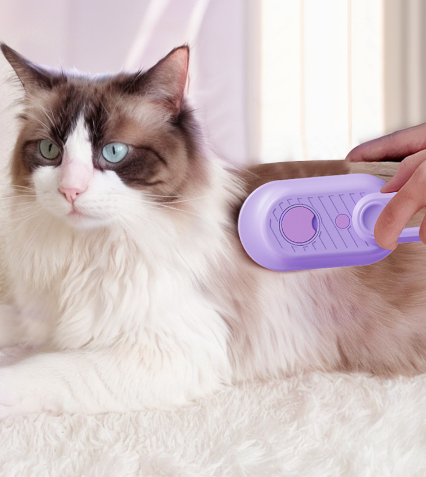 Pet Bath Sprayer Brush Electric Dog Cat Grooming Comb Massage Cleaning Tool