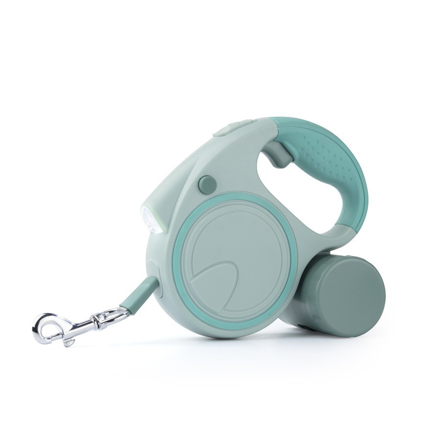 5M LED Retractable Dog Leash Automatic Pet Walking Lead with Light for Small Medium Large Dogs