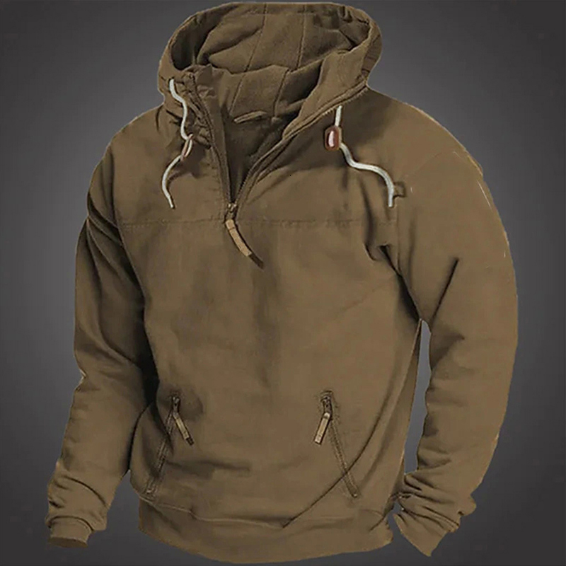 Autumn Winter Fashion Sweatshirts Men Casual Haruku Loose Hooded Shirt Hip Pop Pullover Zip-Up Hoodies Man Clothing
