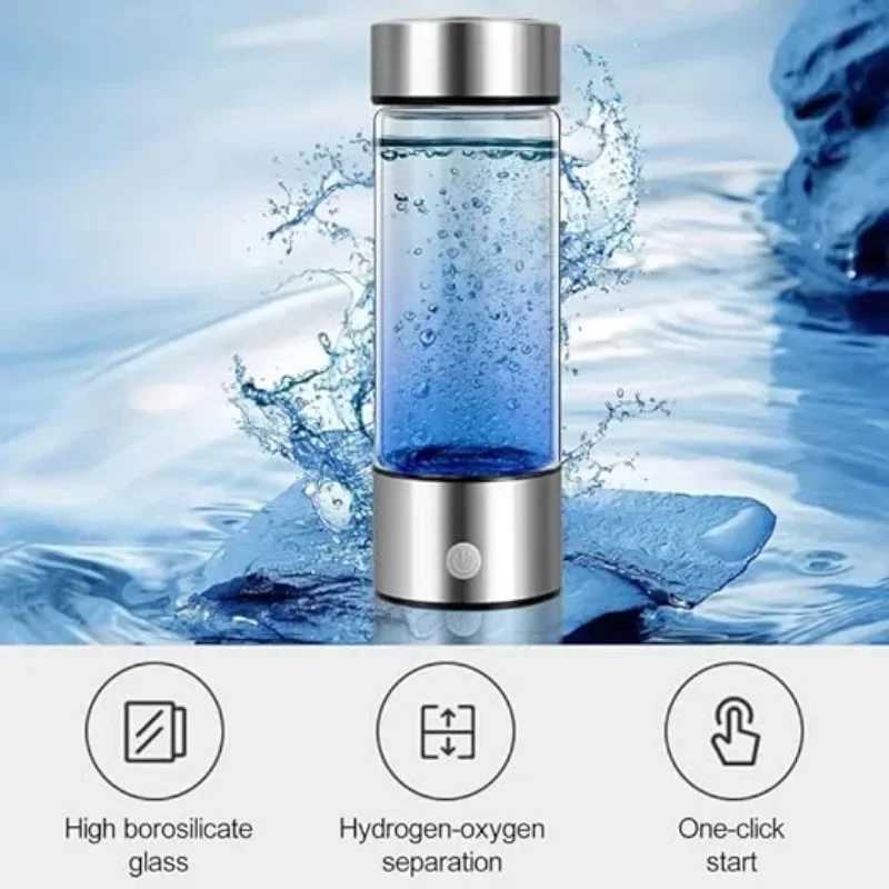 water bottle Hydrogen Water Generator Alkaline Maker Rechargeable Portable Water Ionizer Bottle Super Antioxidan Hydrogen-Rich Water Cup S2412161