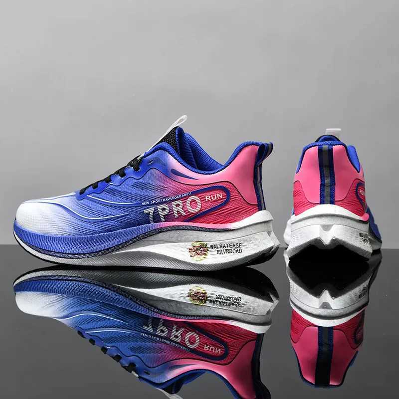 Marathon Shoes Men Casual Sneakers Cfortable Leisure Carbon Plate Lightweight Athletic Running Shoes For Wen Tenis MascinoC250325