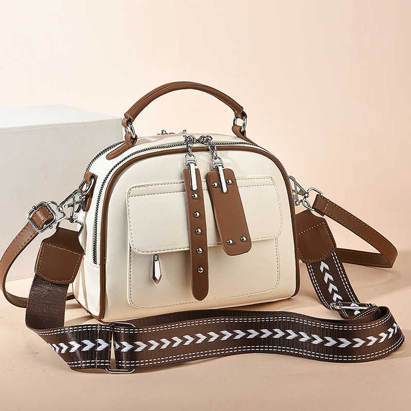Ladies' Versatile Spring Big Bag Single Shoulder Crossbody Bag Handheld Women's Fashion 241215