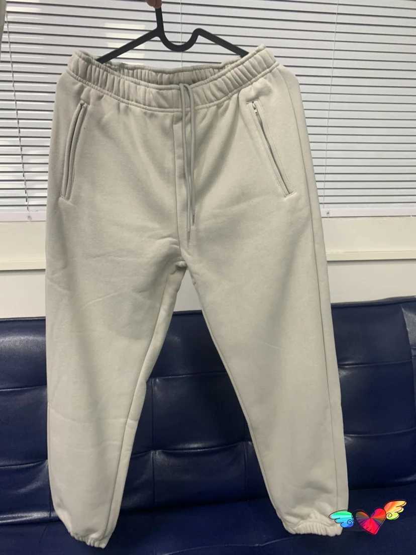 2023Fw Fleece Season 6 Pants Men Women Thickened Solid And West Sweatpants Hip Hop Drawstring Ye Trousers X241216