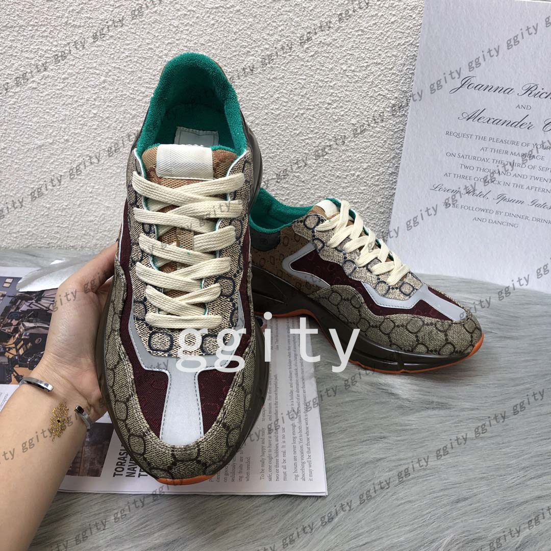Designer Sneakers Casual Shoes Luxury Multicolor Men Women Trainers Platform Sneaker Strawberry Mouse Mouth Shoe Brand Vintage Trainer Men's plus size