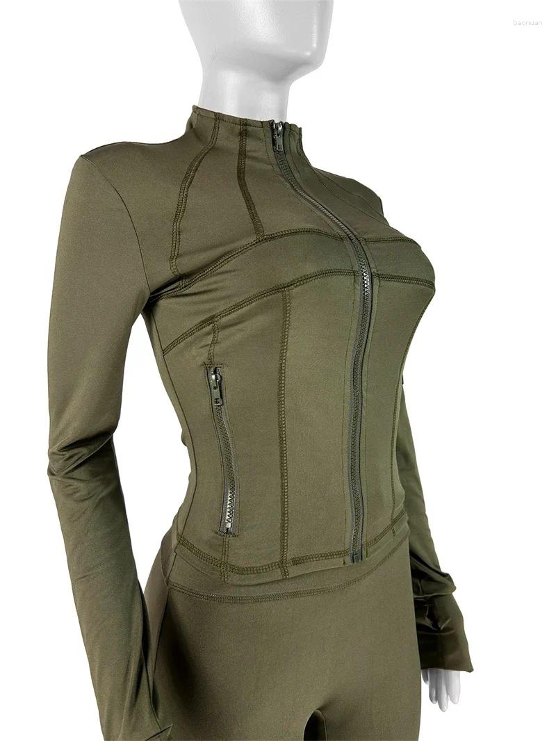 Women's Tracksuits Solid Casual Tracksuit Women 2 Piece Set Outfit Sportwear Fitness Zipper Jacket Top And Short Sets Womens Matching