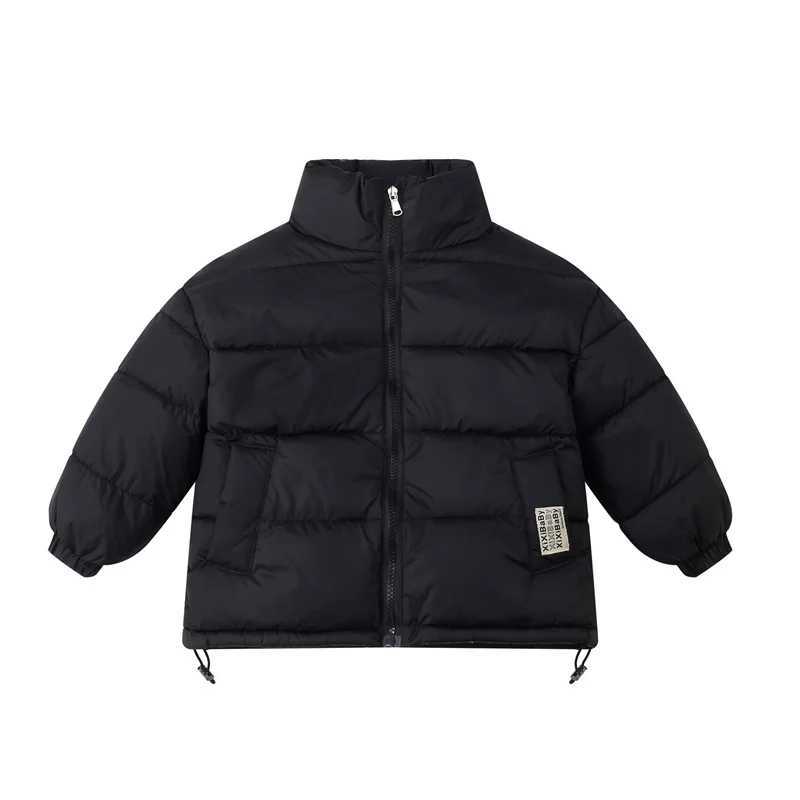Boys Coat Cotton Jacket Windbreak Outerwear 2024 Brown Winter Autumn Thicken Warm Cotton Christmas Gift Childrens ClothingXJ241214