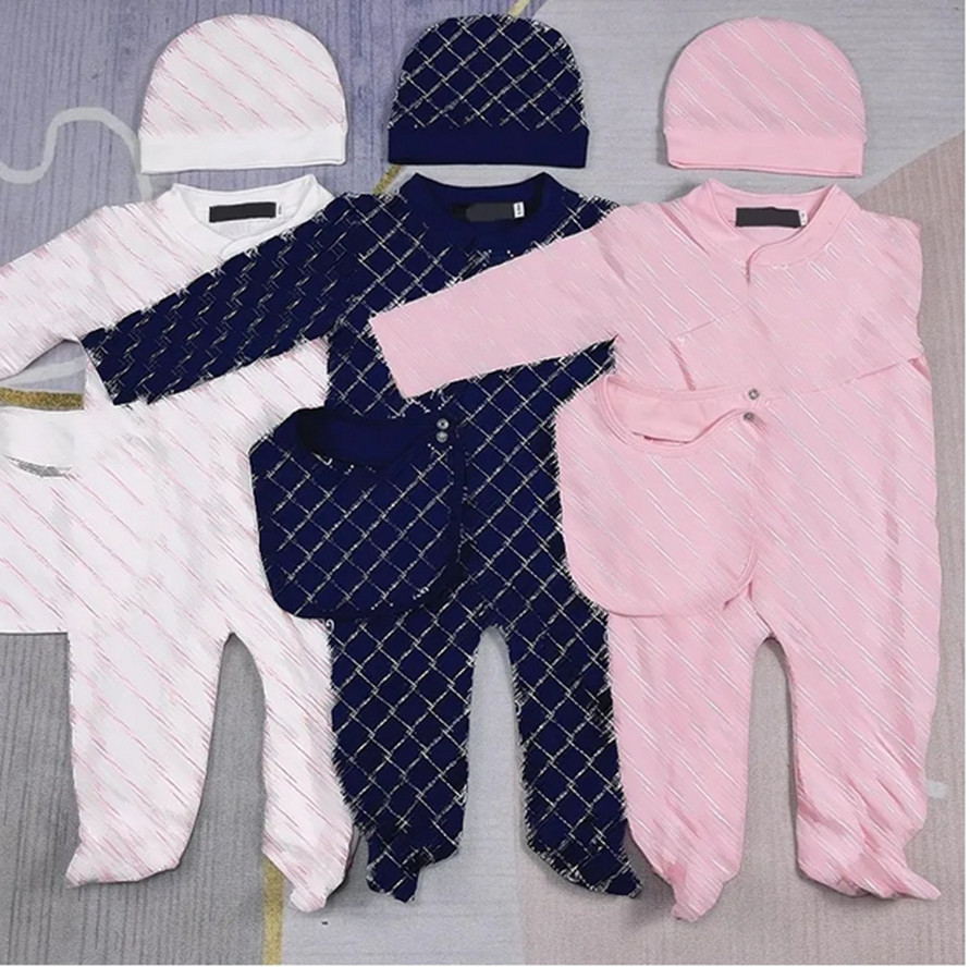 Baby Boys Romper Toddler Kids Lapel Single Breasted Jumpsuits Designer Infant Onesie Newborn Casual clothes