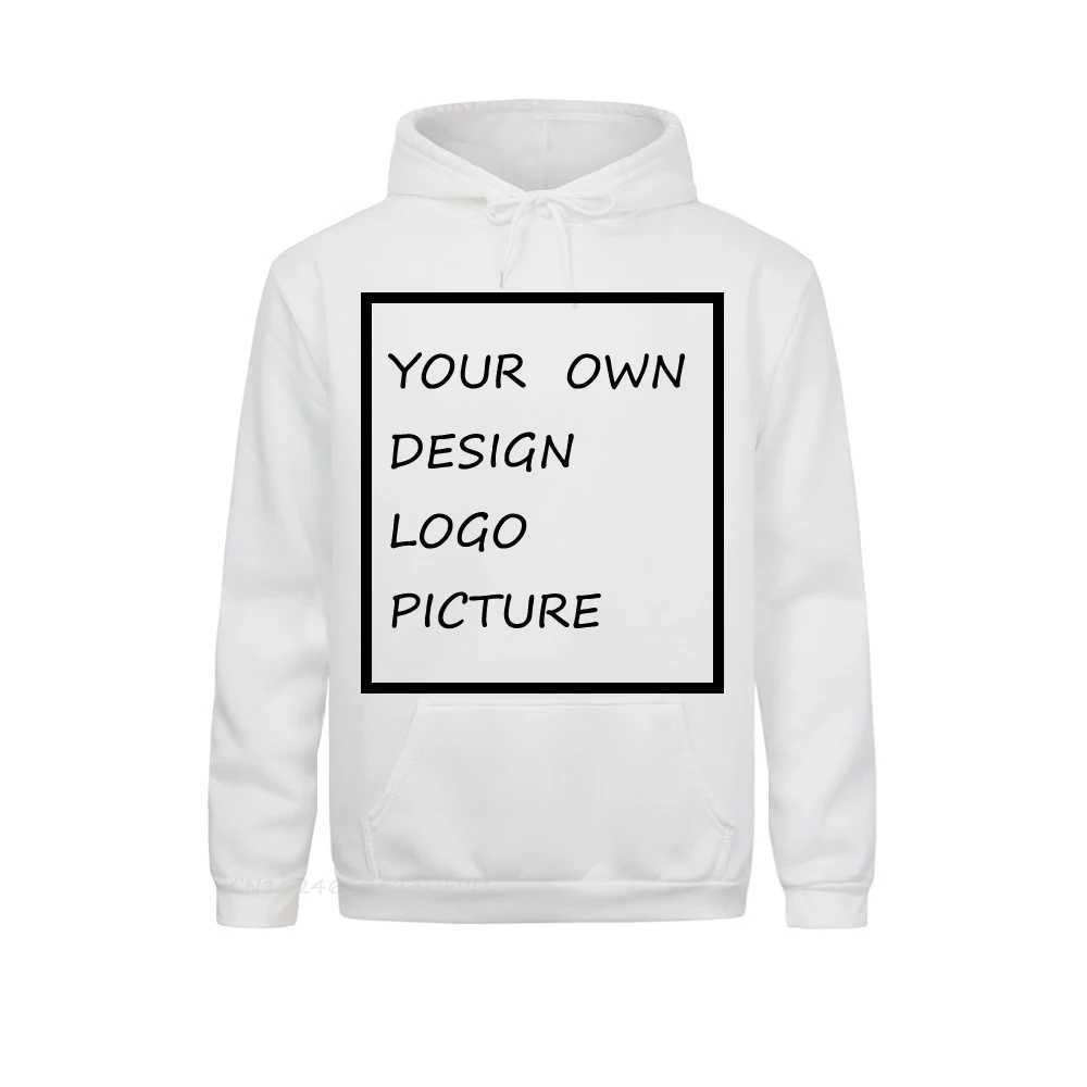 DIY YOUR OWN DESIGN Mens Hoodie Womens Long Sleeve Pullover Hoodie Camisa PICURE TEXT PRINCT Hoodie X241216