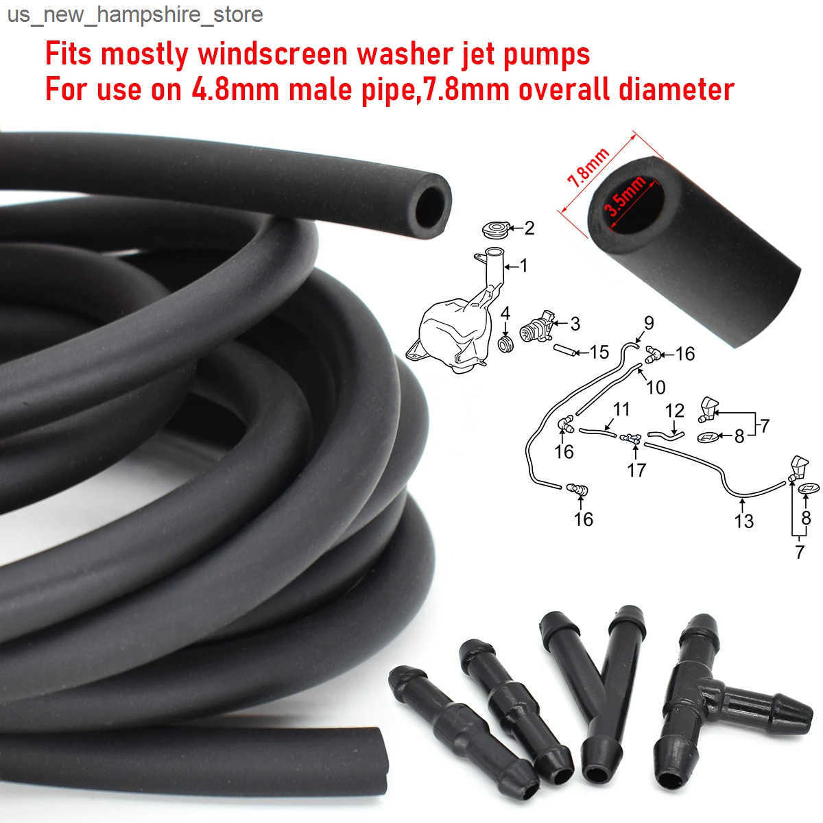 Wipers Front Windshield Wiper Washer Spray Jet Nozzle For Jeep Grand Cherokee WK2 2011-2019 Liberty KK Commander Nitro Durango J241216