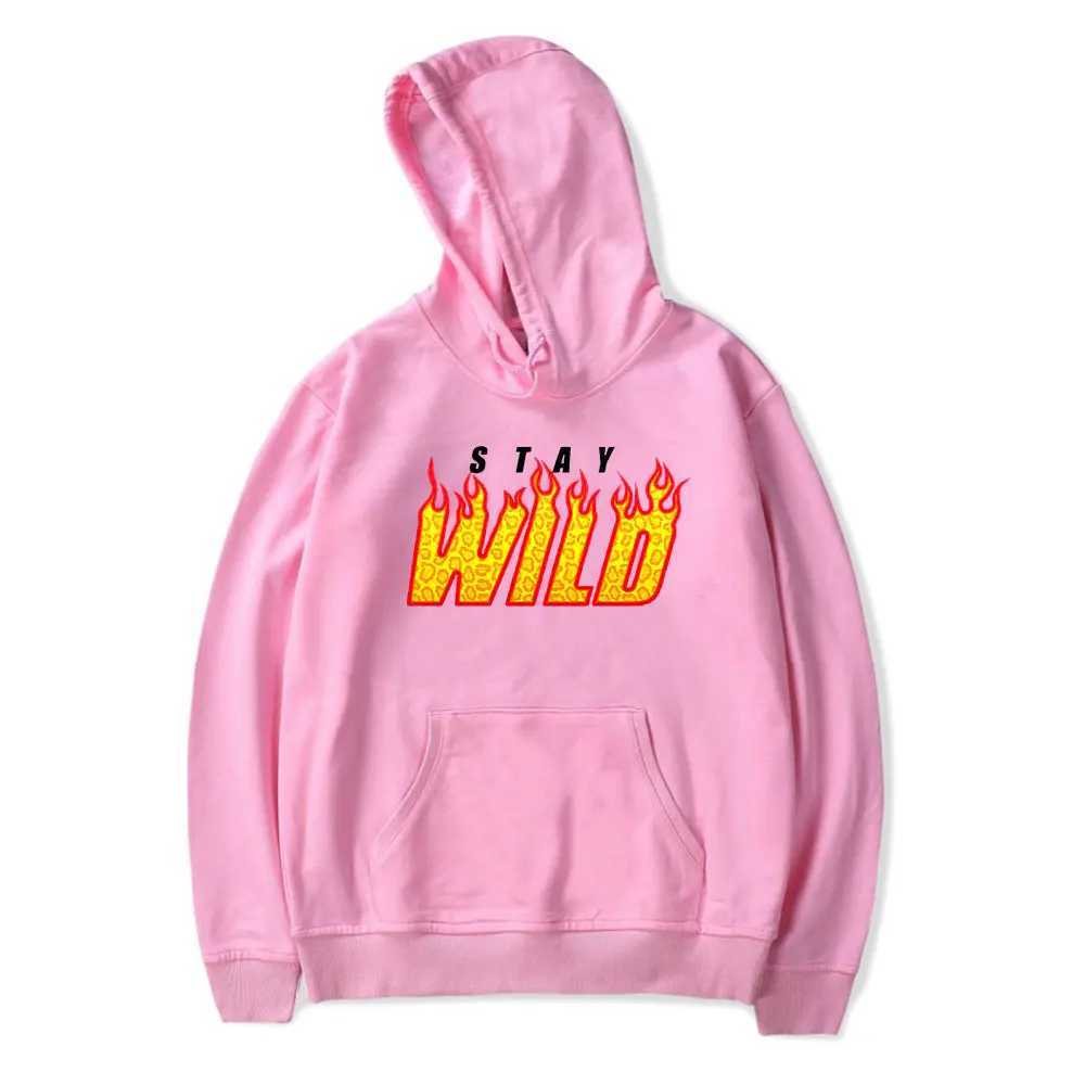 Ben Azelart Stay Wild Merch Hooded Drawstring Pocket Sweatshirt for Men and Women YouTube Pullover X241216