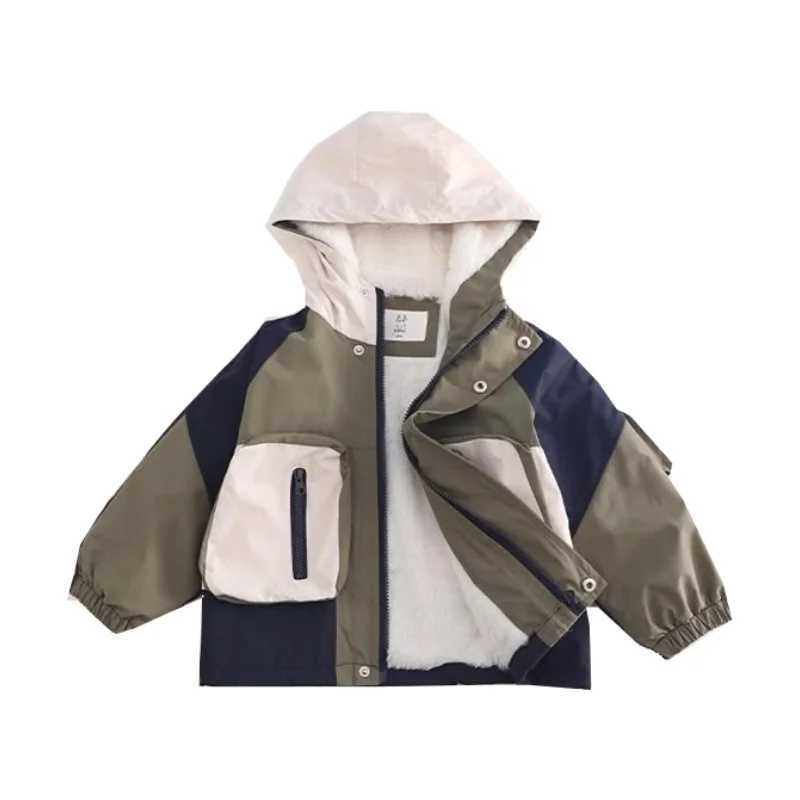Boys Coat Cotton Jacket Windbreak Outerwear 2024 Sport Winter Autumn Thicken Warm Skiing Christmas Gift Childrens ClothingXJ241214