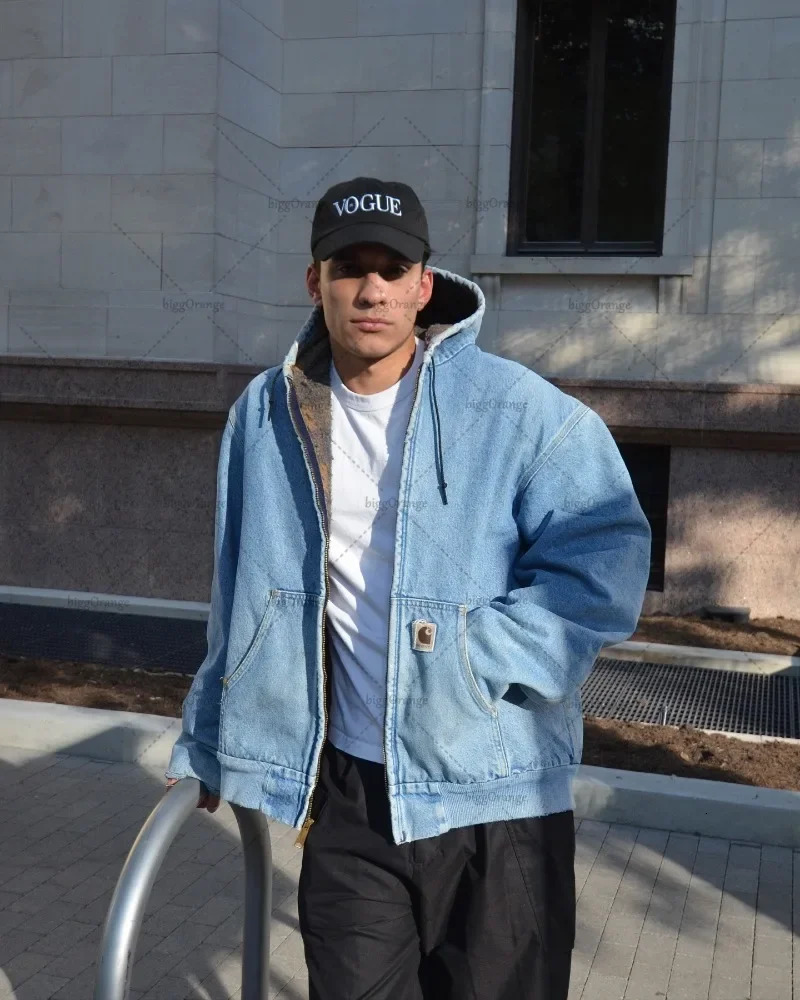 American Street Hiphop Trendy Casual Loose Zipper Hoodie Men Y2K Retro Harajuku Fashion Versatile Oversized Sweatshirt 241216