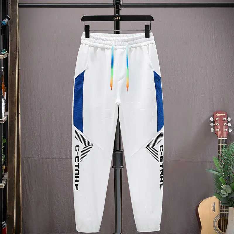 Autumn 2024 New Pants Mens Casual Pants Trendy Leg Pants Loose plus size Mens Sweatpants Fashion Mens Sports Pants X241216