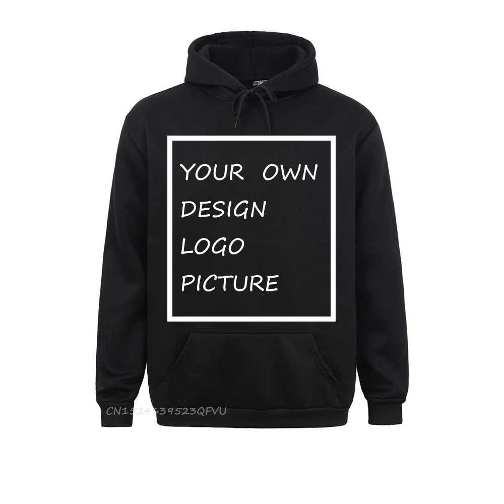 DIY YOUR OWN DESIGN Mens Hoodie Womens Long Sleeve Pullover Hoodie Camisa PICURE TEXT PRINCT Hoodie X241216