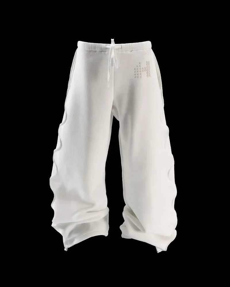 Fashionable Harajuku streetwear mens Y2K pants hip-hop trend casual wide leg pants retro street goth couple bag sweater X241216