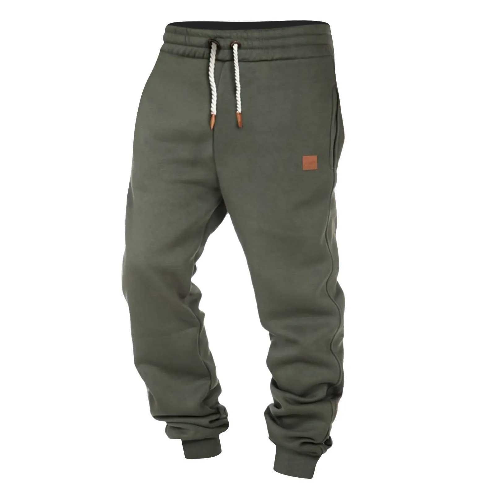 Mens Outdoor Jogger Fitness Running Basketball Training Trouser Plus Size Loose Casual Pants Drawstring Baggy Sweatpants Black X250319