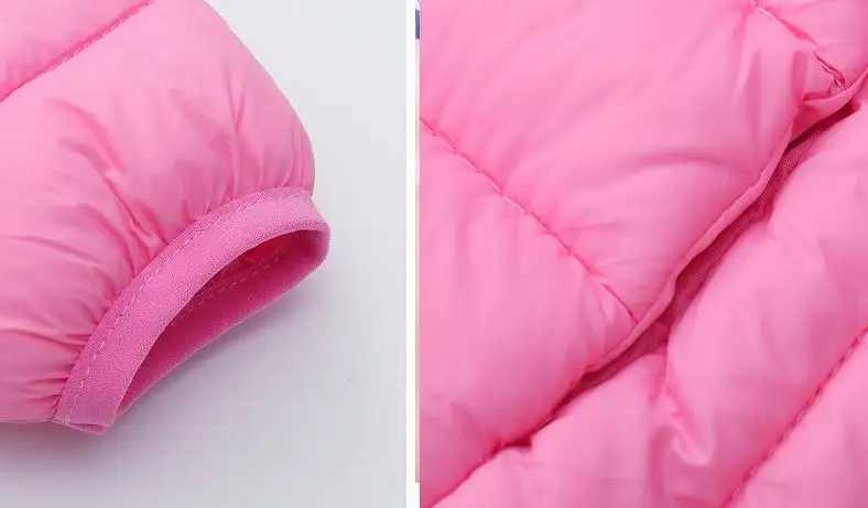 6-14 Years Boys Lightweight Down Jacket Children Girl Winter Autumn Cotton Coat Warm Hooded Outerwear Teen Sports Casual ClothesXJ241214