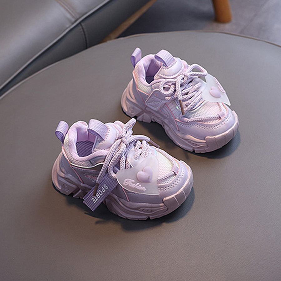 2025 Kids Running Sport Shoes Children Mesh Breathable Infant Fashion Happysteps Girls Tennis Winter Autumn Sneakers Shoes Sizes US5.5C-US4Y H0052