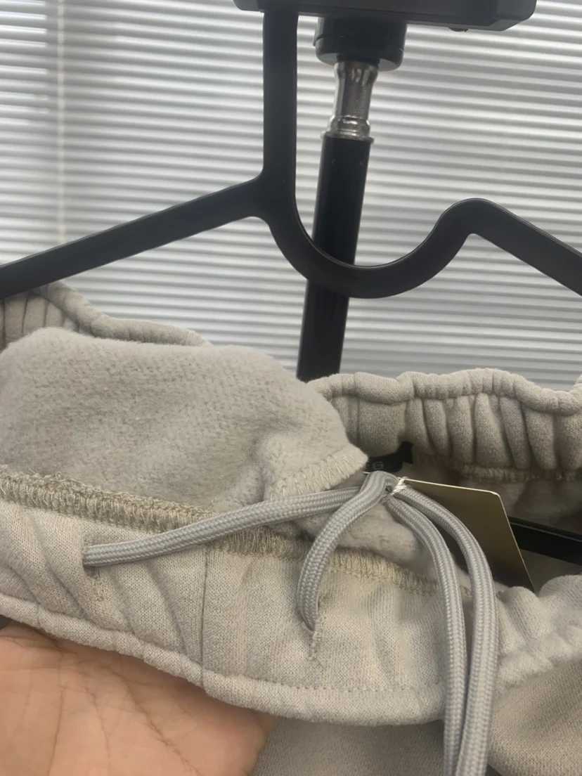 2023Fw Fleece Season 6 Pants Men Women Thickened Solid And West Sweatpants Hip Hop Drawstring Ye Trousers X241216