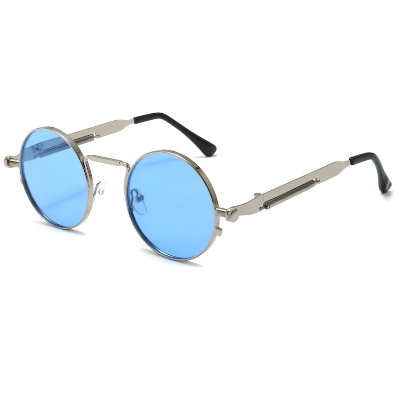Round Sunglasses for Men Retro Steampunk Sun Glasses For Women Vintage Style UV400 Eyewear Accessory Oculos S65 IVISTA