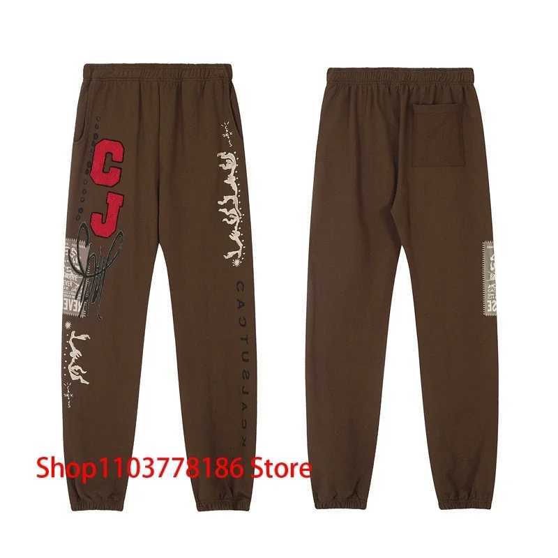 Autumn and winter new sports pants hip-hop loose niche design CJ towel embroidery Trouser Utopia casual pants unisex X241216