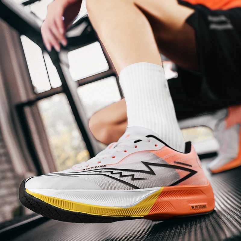 Sneakers Man High Quality Non-Slip Casual Sports Shoes Lightweight Breathable Tennis Shoe Running Shoes Carbon Plate Men TrainerC250325