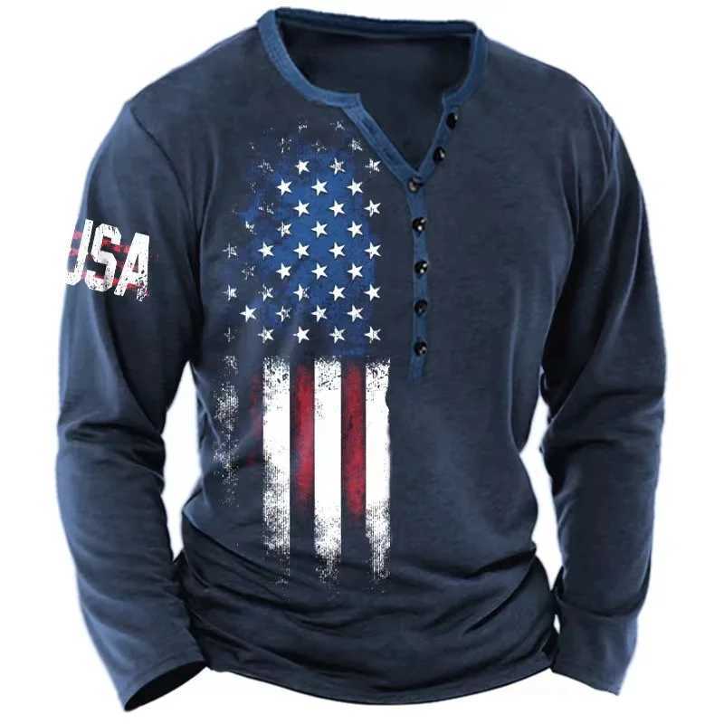 Vintage Y2K Mens T Shirt Long Sleeve Top Street Tees One Bull Graphic 3d Print T-Shirt Fall Oversized Loose Clothing Tee Tops W250117
