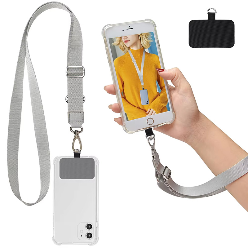 Manufacturer Custom Logo Fashion Universal Cross Body Crossbody Phone Lanyard Patch Mobile Phone Lanyard Cell Phone Strap