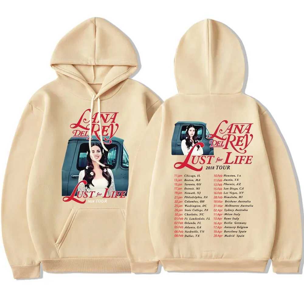 New s longing for life printed mens hoodies shirts sweatshirts Pulleys Harajuku unisex clothing X241216
