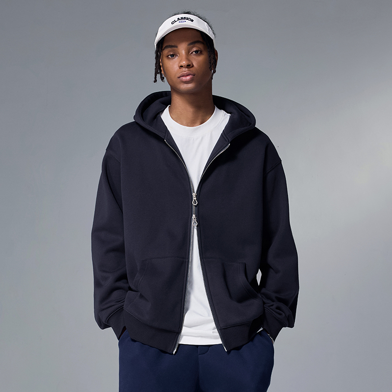 Full Zip-Up Hoodies Unisex Winter Trendy Premium Fleece Hooded Jacket