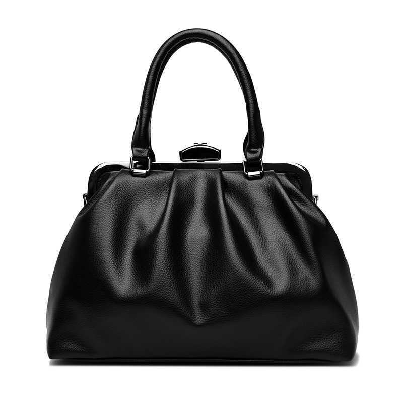 Women's handbag fashion bag pleated simple single shoulder large capacity casual diagonal cross handbag 241215