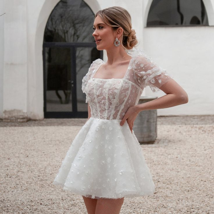 Plus Size A Line Wedding Dresses V Neck Appliques Lace Wedding Gowns Illusion Long Sleeve Boho Bridal Dress vestido noiva 05