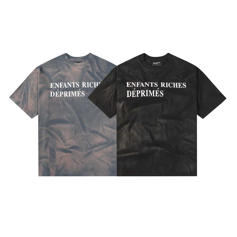 2025 Men's T-Shirts ERD Summer Enfants Riches Deprimes Printed cleanfit Short Sleeve T-shirt Men Women Cotton Top Loose Large Style Tees