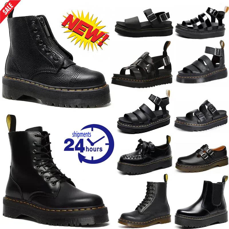 2025 dr marteen bootss for womens drbootiess sandals designers sneakers Oxford Bottom Ankle classic outdoor sandal men women dr marteen boot size 35-45
