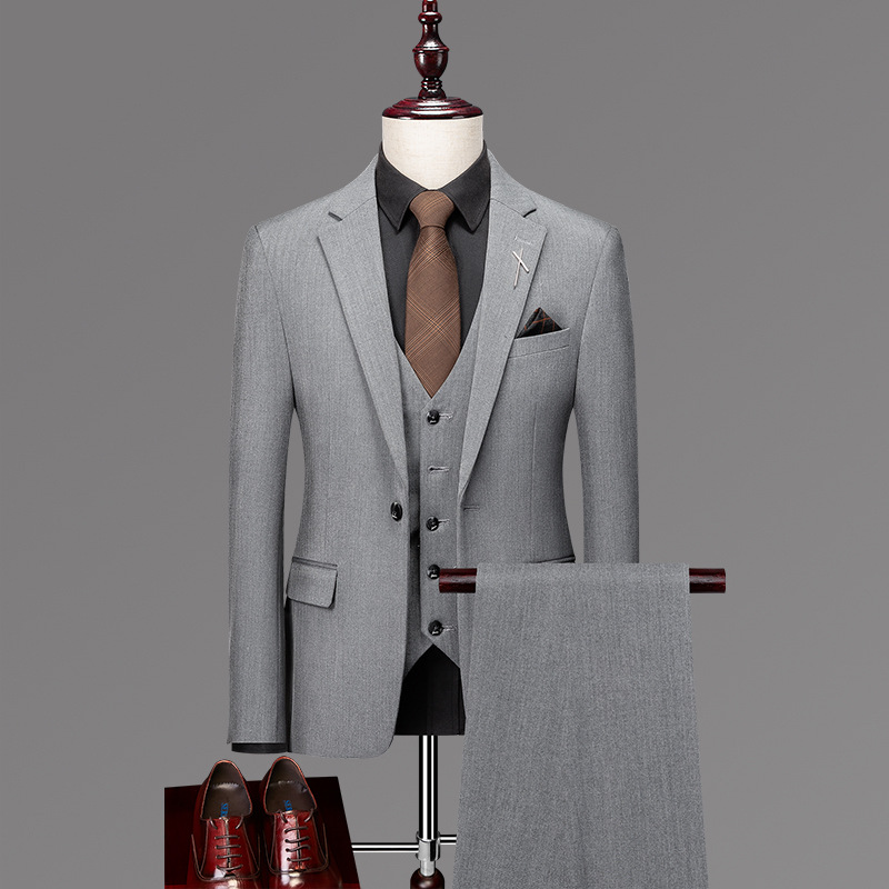 T12161Slim suit men's business suits for groomsmen and groomsmen
