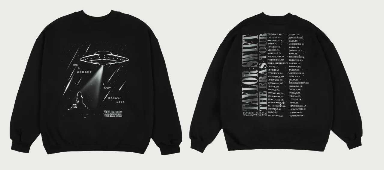 2025 TS The Eras Tour Peripheral Clothing Mens Womens Official-website Hoodie Sweater Fashion Autumn Winter Cotton Warm Coat X241216