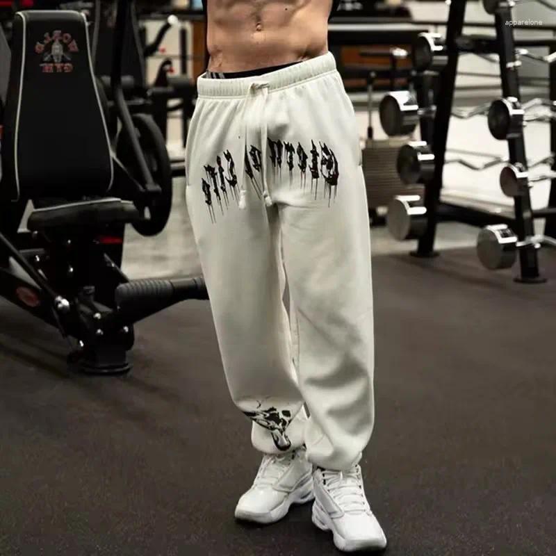 Mens Pants Graphic Print Men Drawstring Sweatpants Hiphop Women Winter Fashion Streetwear Clothing