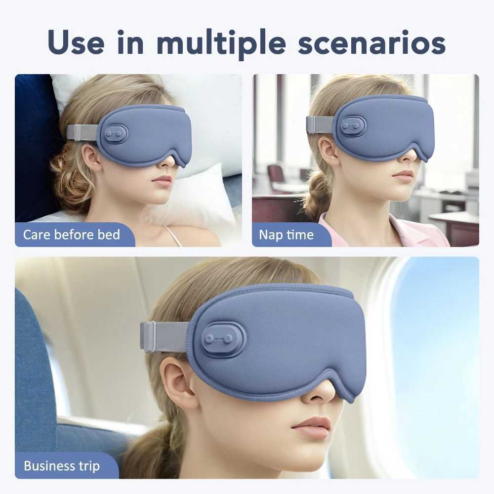 Electric Steam Eye Mask 3D Massage Eye Mask Constant Temperature Hot Compress Smart Timing Sleep Shading Relieve Eye FatigueXJ250224