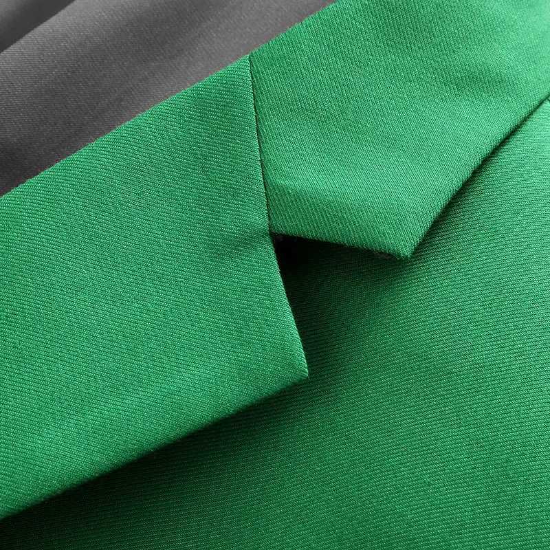 Bright Green Mens Suit Jacket Stylish Slim Blazer Wedding Party Dress Coat Suitable for All Seasons Asian Size M-5XL 6XL W241216
