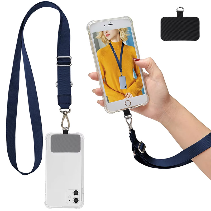 Manufacturer Custom Logo Fashion Universal Cross Body Crossbody Phone Lanyard Patch Mobile Phone Lanyard Cell Phone Strap
